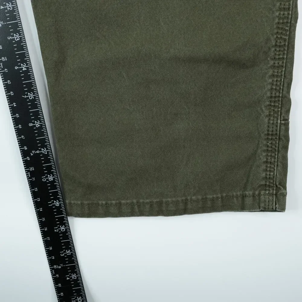 Wrangler‎ Riggs Workwear Utility Pants Mens 40x30 Army OD Green Stretch Straight